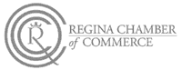 Grey logo of Regina Chamber of Commerce